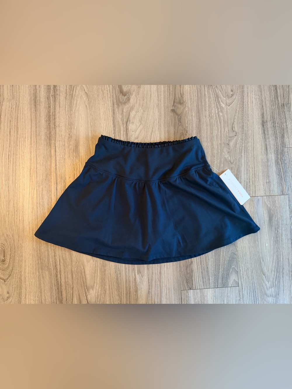 Navy Blue Yogalicious Skirt with Built-In Spandex Shorts, Size Small, NWT